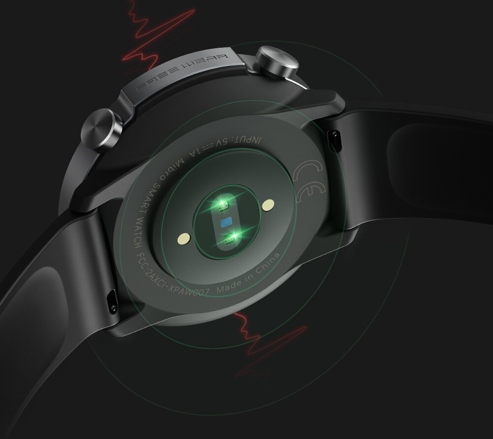Smartwatch Mibro A1 - włączone czujniki