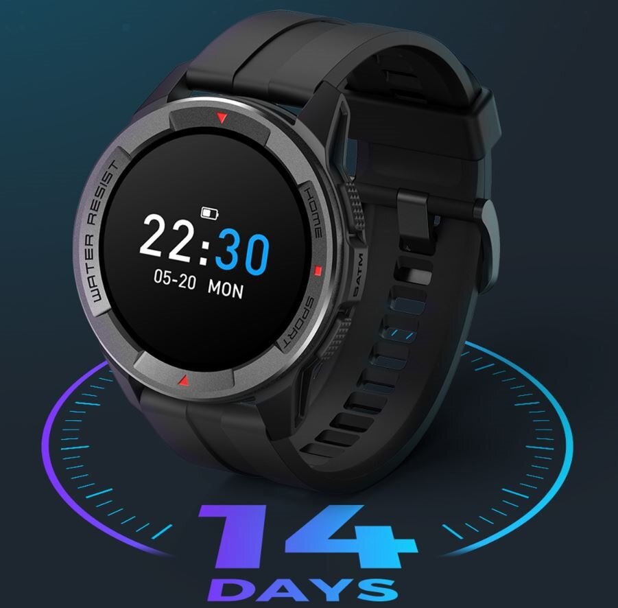 Smartwatch Mibro X1 z napisem 14 days