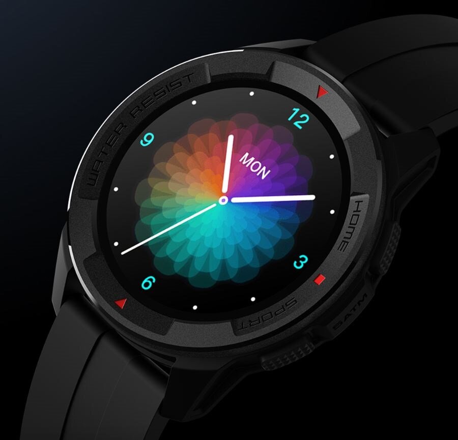 Smartwatch Mibro X1 na czarnym tle