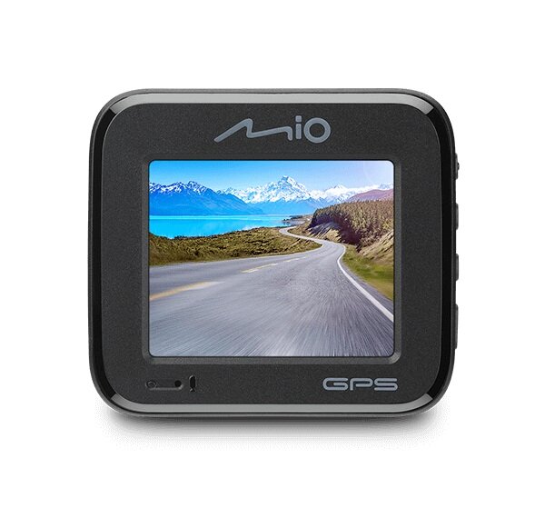 Wideorejestrator MIO MiVue C580 Full HD GPS na białym tle
