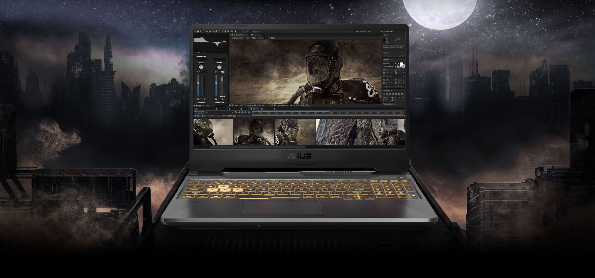 Laptop Asus F15 FX506LHB-HN324W TUF Gaming frontem
