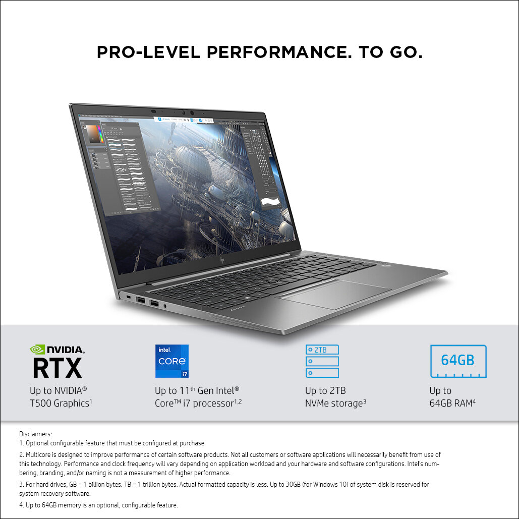Laptop HP ZBook Firefly 14 G8 i7-1185G7 32GB/1TB widok na laptop i jego aspekty