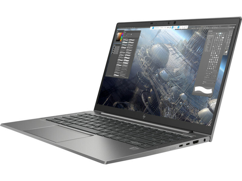 Laptop HP ZBook Firefly 14 G8 i7-1185G7 32GB/1TB pokazany prawy skos laptopa