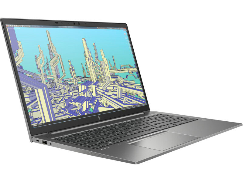 Laptop HP ZBook Firefly 15 G8 i7-1165G7 widok na front laptopa