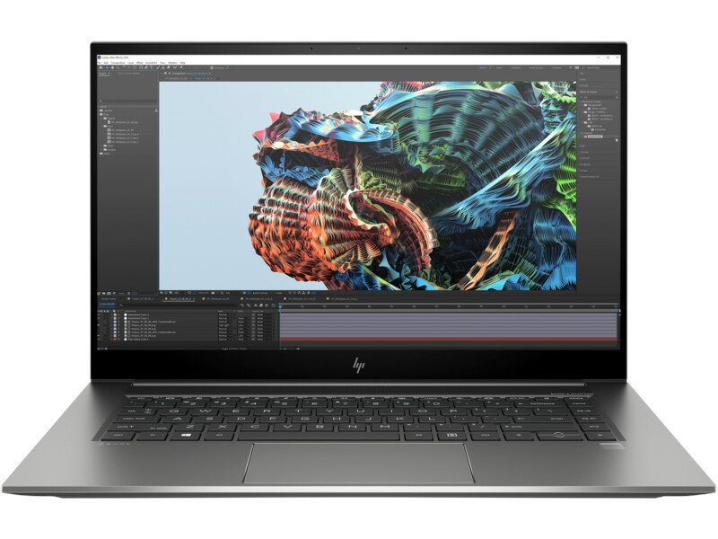 Laptop HP ZBook Studio G8 16/512GB i7-11800H widok na front laptopa