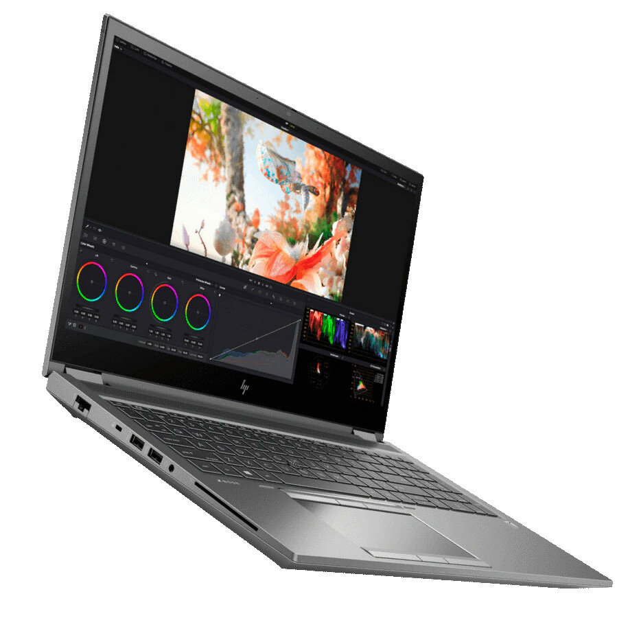 Laptop HP ZBook Fury 15 G8 i9-11950H A4000 1TB widok na laptop pod skosem