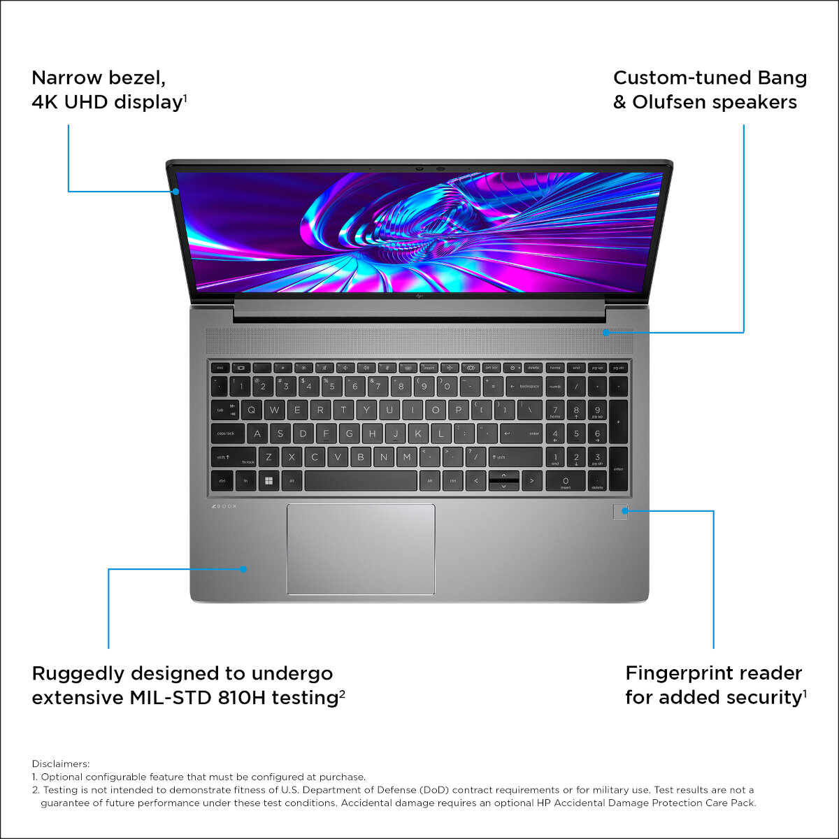 Laptop HP ZBook Power 15 G9 32GB/1TB i9-12900HK pokazany laptop i jego budowa