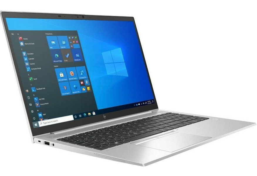 Laptop HP EliteBook 850 G8 i7-1165G7 16/512GB pokazany laptop pod skosem
