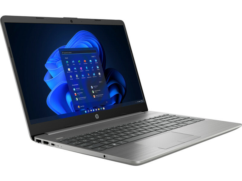 Laptop HP 255 G9 AMD Ryzen 3 8/512GB widok na laptop lewy skos