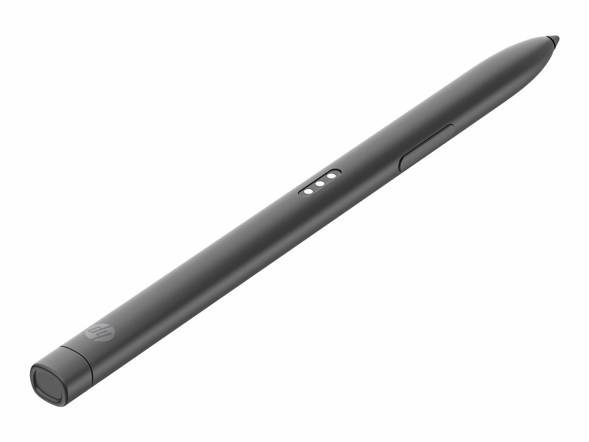 Rysik HP Slim Rechargeable Pen szary widok rysika pod skosem