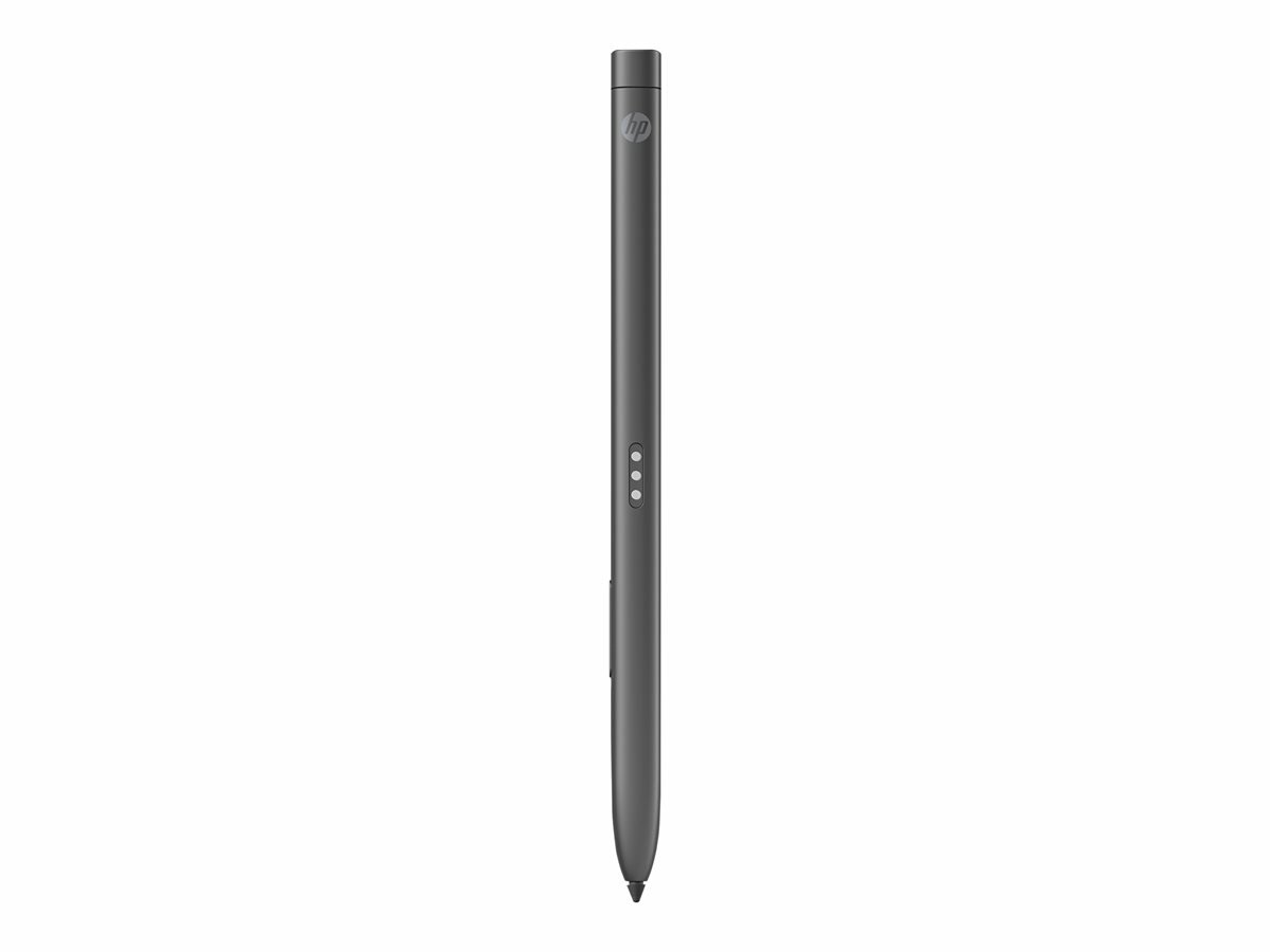 Rysik HP Slim Rechargeable Pen szary widok rysika w pionie