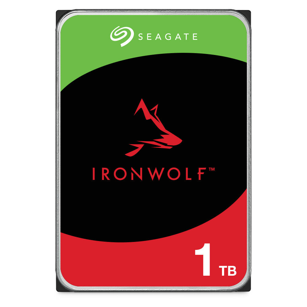 Dysk HDD Seagate IronWolf 1TB frontem