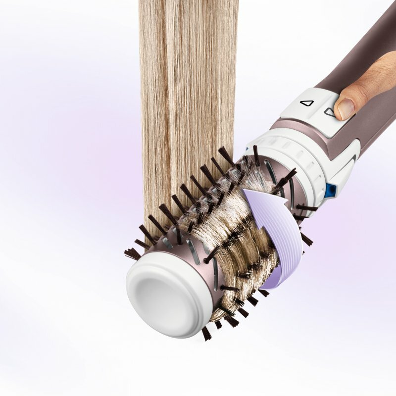 Suszarko-lokówka Rowenta Premium Care Brush Active CF9540 - kręcenie włosów