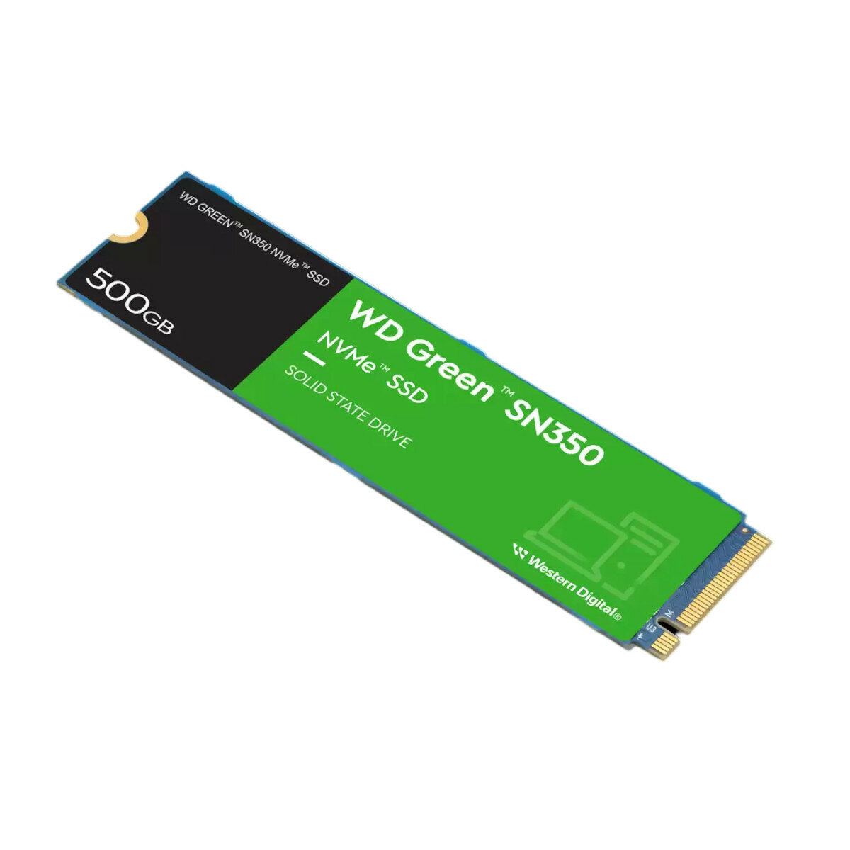 Dysk SSD WD Green SN350 500GB widok pod skosem