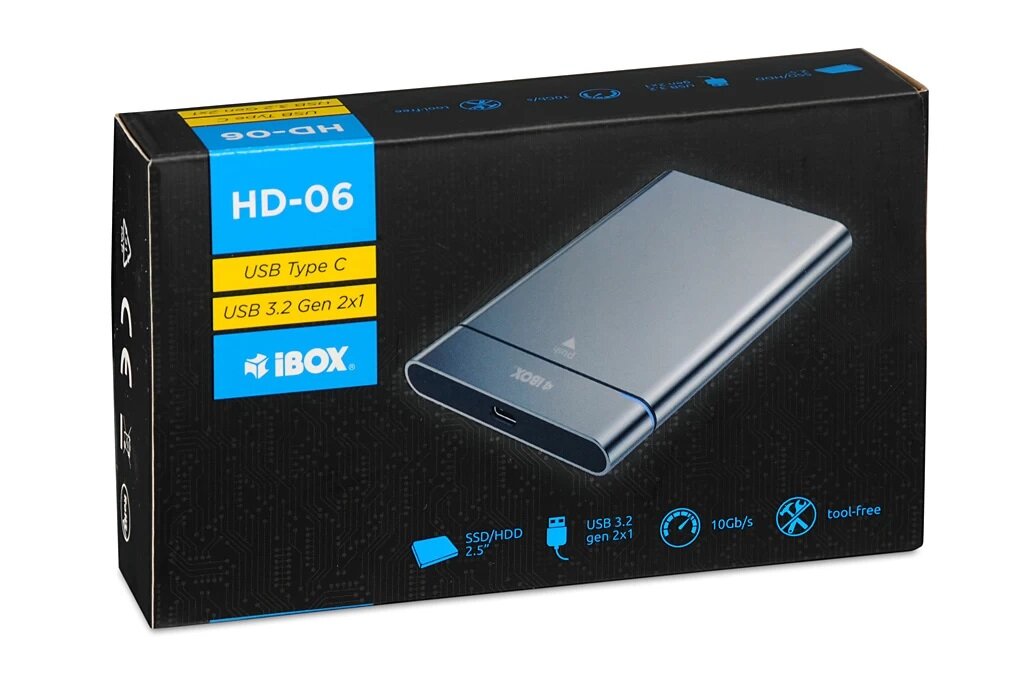 Obudowa dysku iBOX HD-06 2.5 widok opakowania
