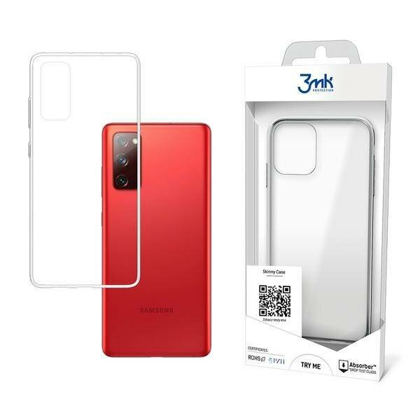 Etui na telefon 3MK All-Safe Skinny Case Clear do Samsung S20FE widok na etui z telefonem i blistrem
