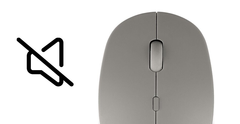 Mysz bezprzewodowa Natec Harrier 2 grafika przedstawia przyciski urządzenia