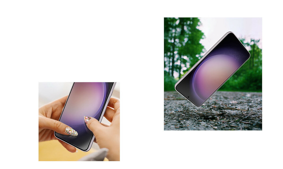 Folia ochronna Samsung Galaxy S23+ transparentna na telefonie