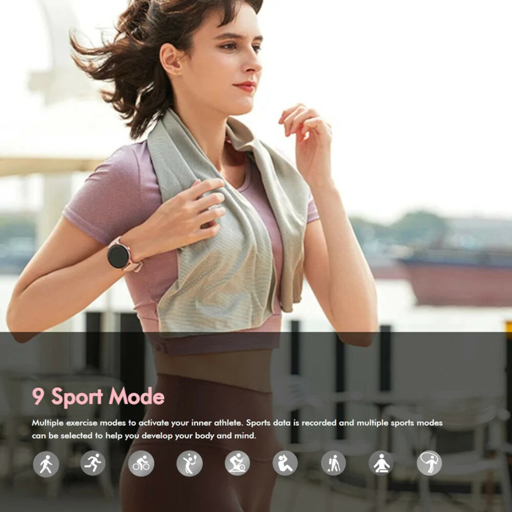 Smartwatch Imlab W11L różowy tryby sportowe