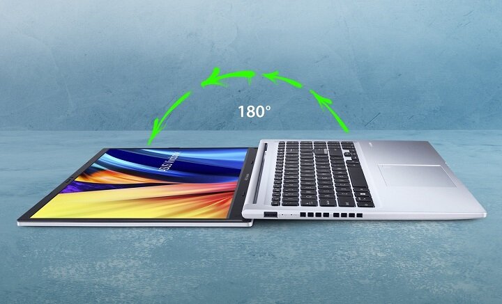 Laptop Asus Vivobook 15 D1502IA-BQ190W rozłożony na płasko