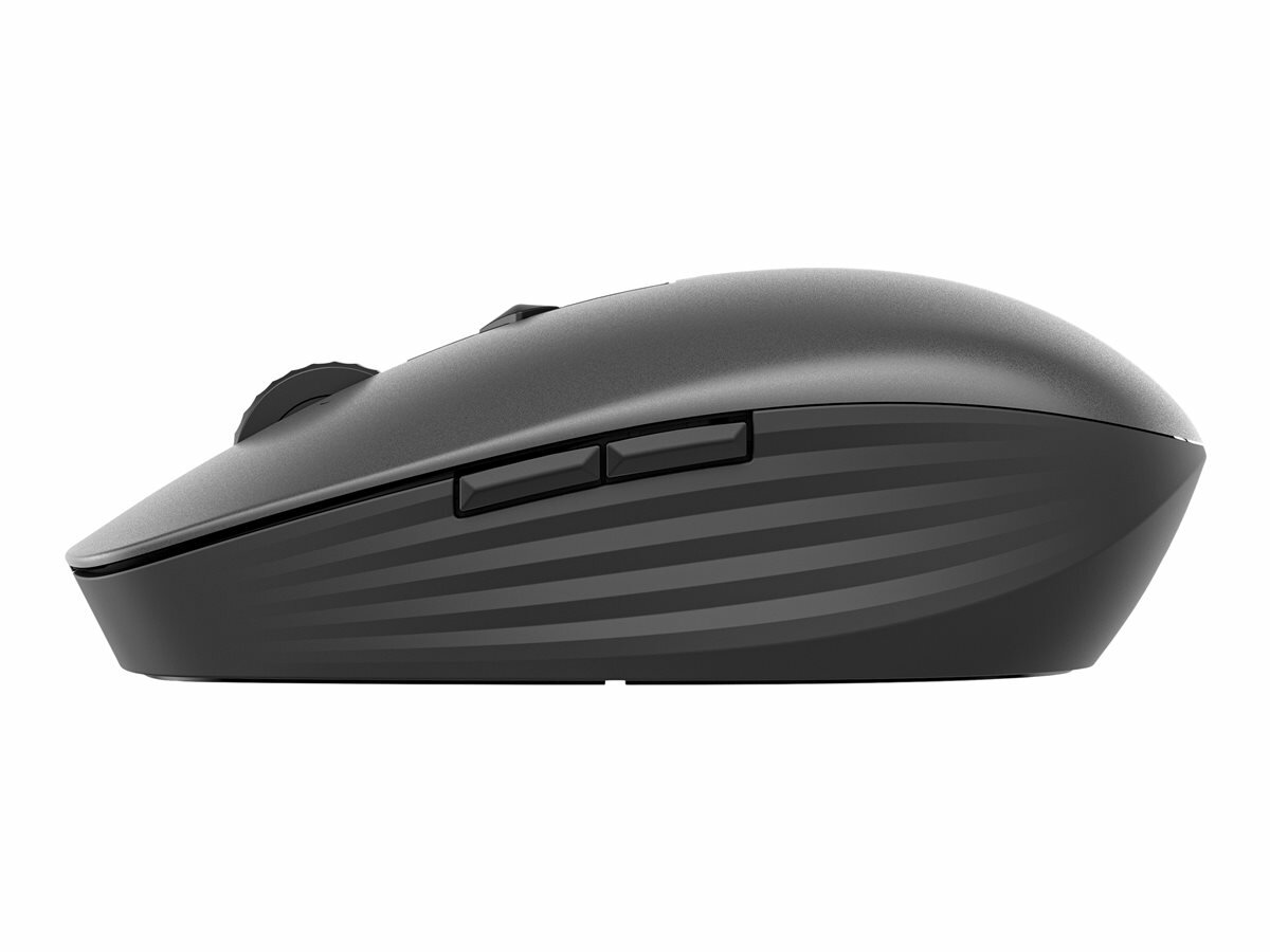 Mysz HP 710 Silent czarna widok myszki z boku