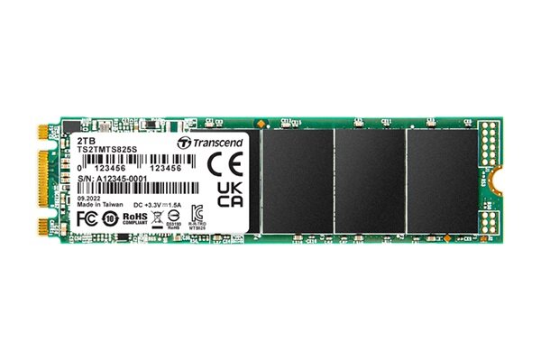 Dysk SSD Transcend 825S 250GB SATA III M.2 widok od frontu