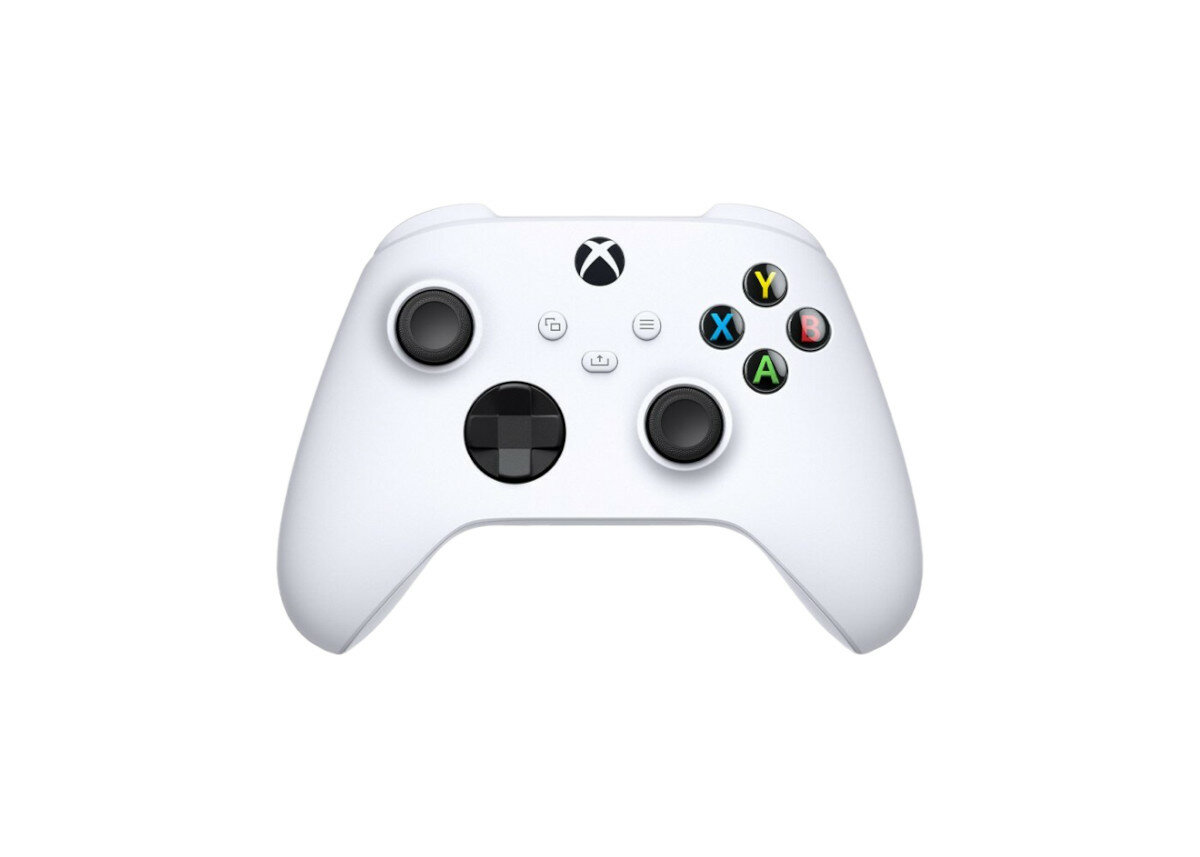 Kontroler Microsoft Xbox Series Wireless biały z boku