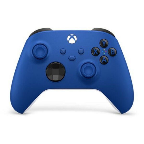 Kontroler Microsoft Xbox Series Wireless niebieski widok kontrolera od frontu