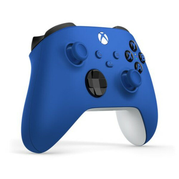 Kontroler Microsoft Xbox Series Wireless niebieski widok kontrolera z lewego boku