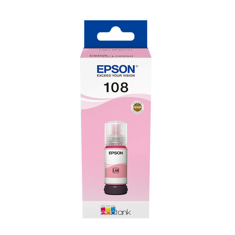 Tusz Epson 108 EcoTank różowy frontem