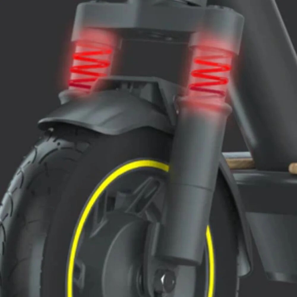 Hulajnoga elektryczna Manta X-Rider ze zbliżeniem na koło