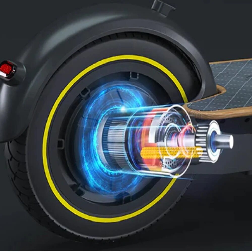 Hulajnoga elektryczna Manta X-Rider przekrój silnika