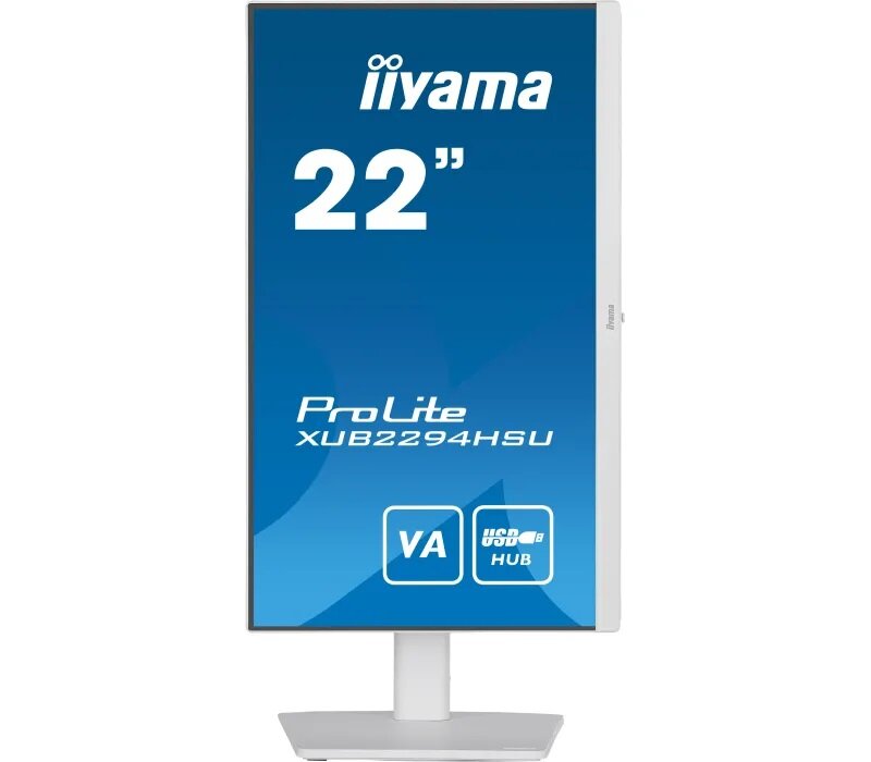 Monitor iiyama ProLite XUB2294HSU-W2 VA położenie ekranu w pozycji pionowej