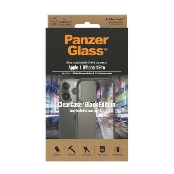 Etui PanzerGlass ClearCase iPhone 14 Pro opakowanie frontem