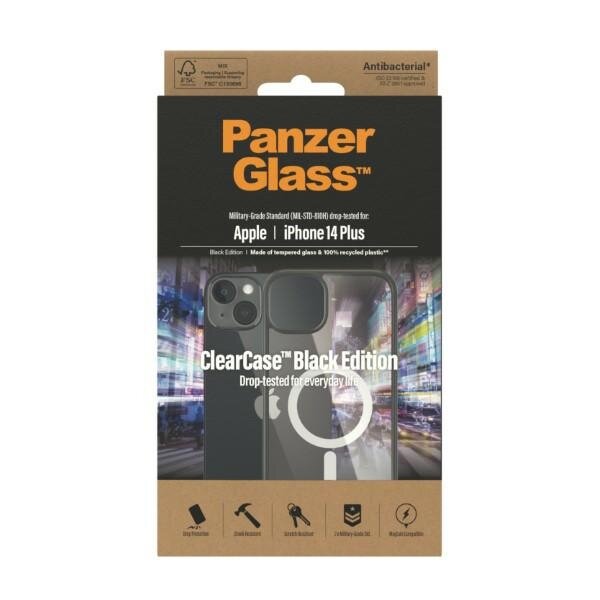 Etui PanzerGlass ClearCase MagSafe iPhone 14 Plus opakowanie frontem