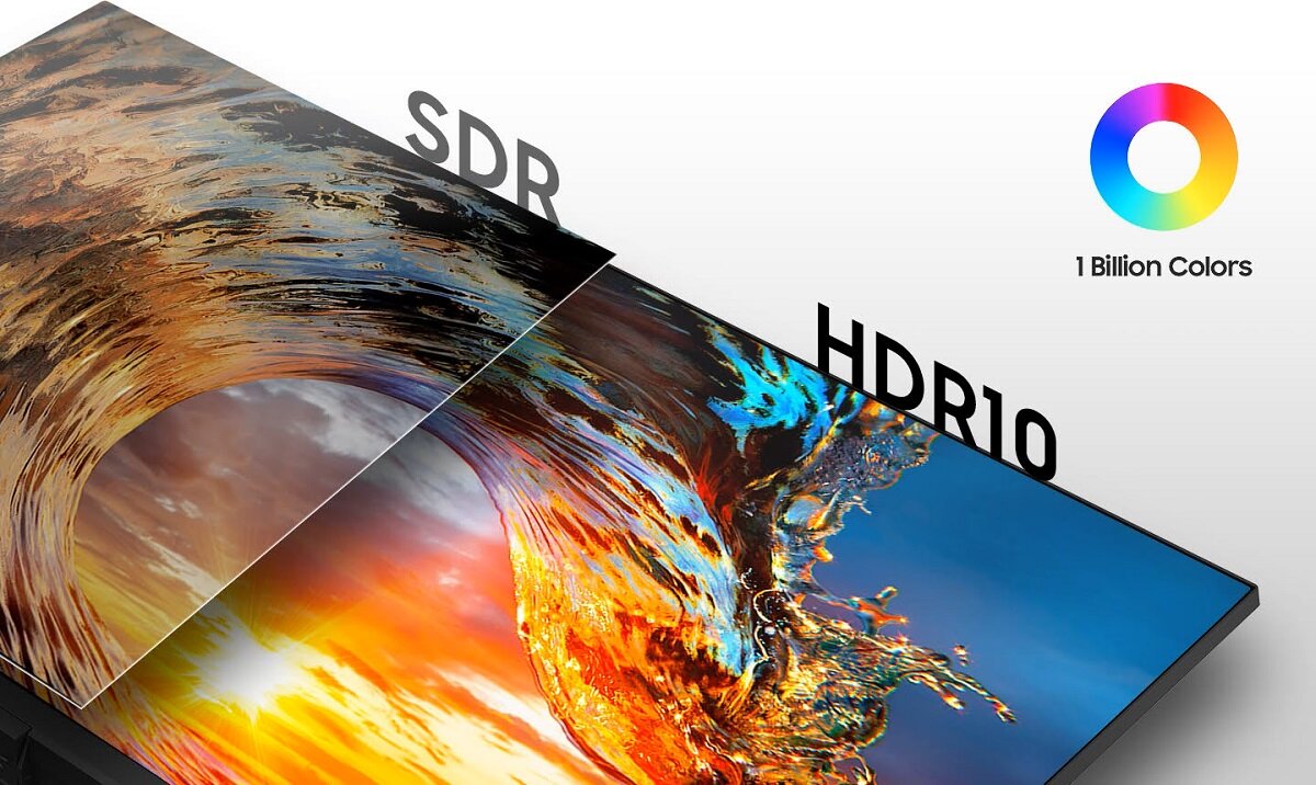 Monitor Samsung  LS32A700 IPS 4K prezentacja technologii HDR