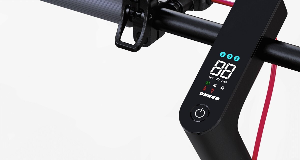 Hulajnoga Elektryczna Xiaomi Electric Scooter 4 Pro NE czarna widok wyświetlacza