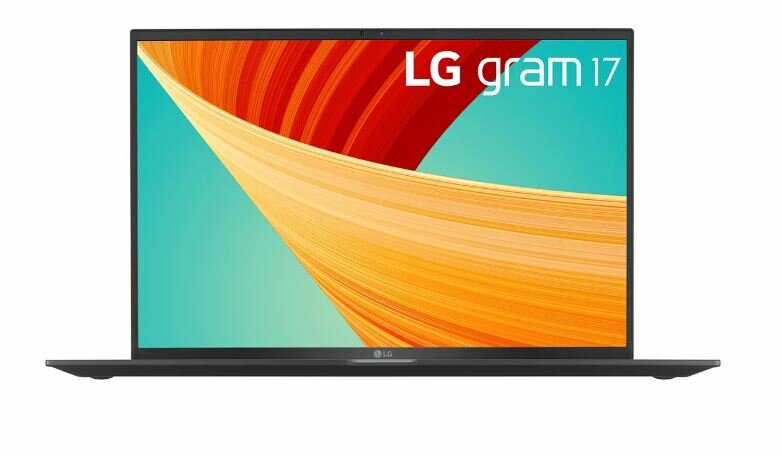Laptop LG GRAM 2023 17Z90R laptop od frontu 
