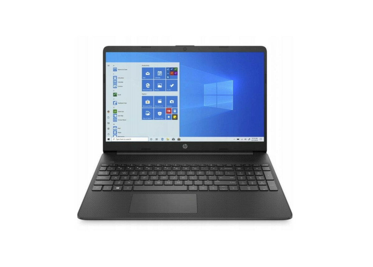 Laptop HP 15S-EQ3224NW od frontu na białym tle