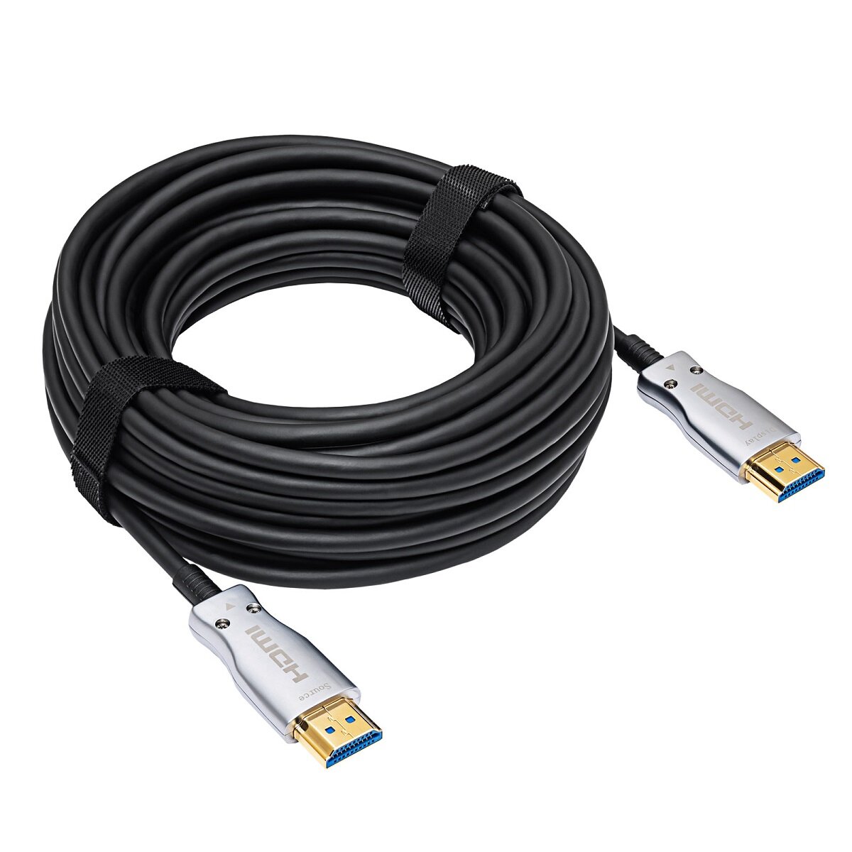 Kabel HDMI Akyga AK-HD-100L 2.1 10m widok na zwinięty kabel
