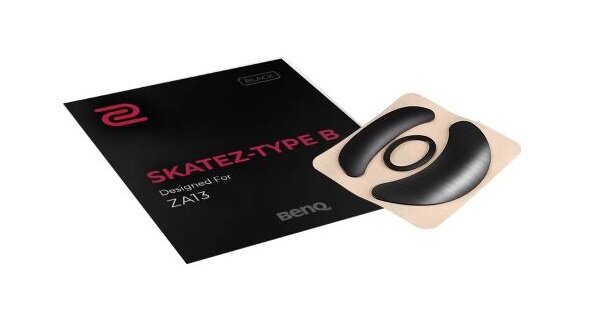 Ślizgacze do myszy komputerowej BENQ Zowie Skatez-Type B grafika przedstawia produkt w opakowaniu