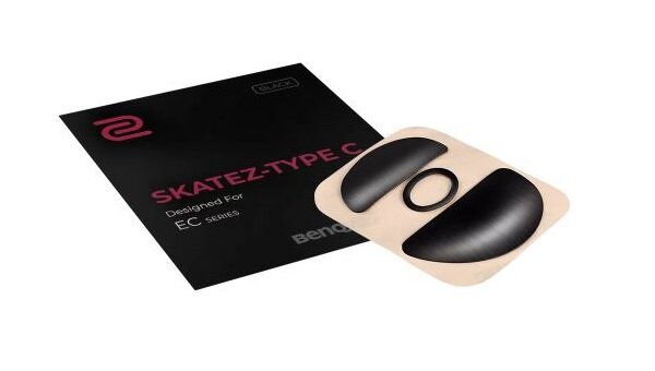 Ślizgacze do myszy komputerowej BENQ Zowie Skatez-Type C grafika przedstawia produkt w opakowaniu