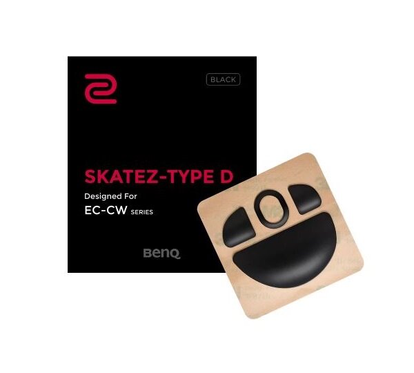 Ślizgacze do myszy komputerowej BENQ Zowie Skatez-Type D grafika przedstawia produkt w opakowaniu