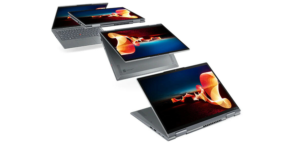 Laptop Lenovo ThinkPad X1 Yoga Gen 8 16GB/512GB 14' widok na różne możliwości złożenia laptopa