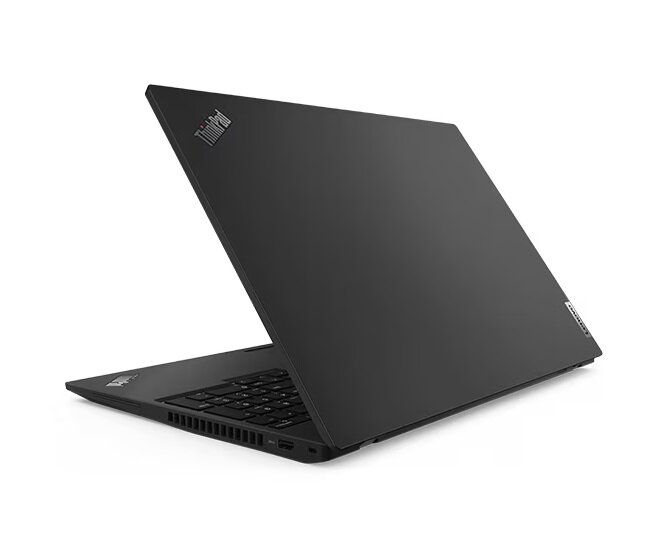 Laptop Lenovo ThinkPad T16 Gen 2 Core i5-1335U pod skosem z przymkniętym ekranem