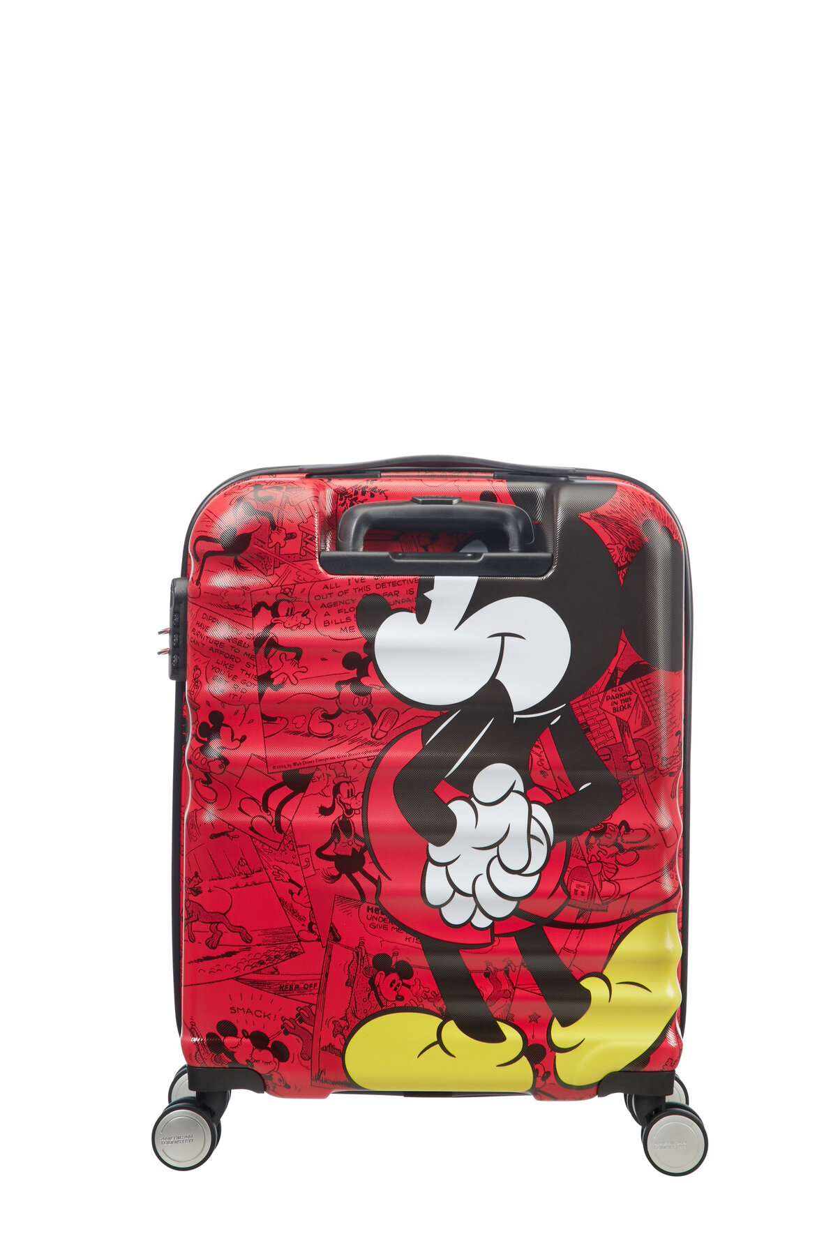 Walizka American Tourister Mickey Mouse Disney Legends spin.55/20 widok na walizkę od tyłu