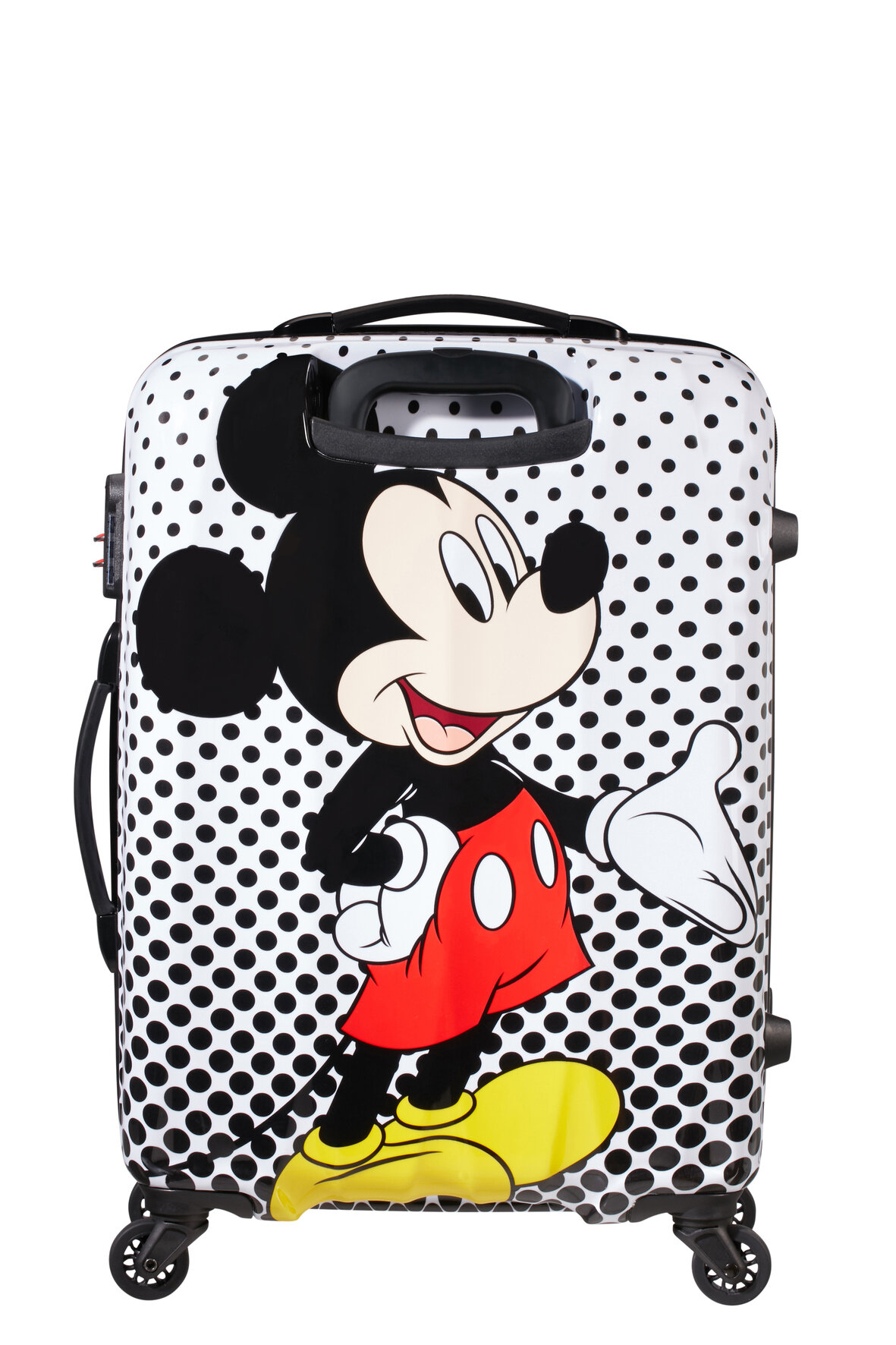 Walizka American Tourister Mickey Mouse Disney Legends spin.65/24 widok na walizkę od tyłu