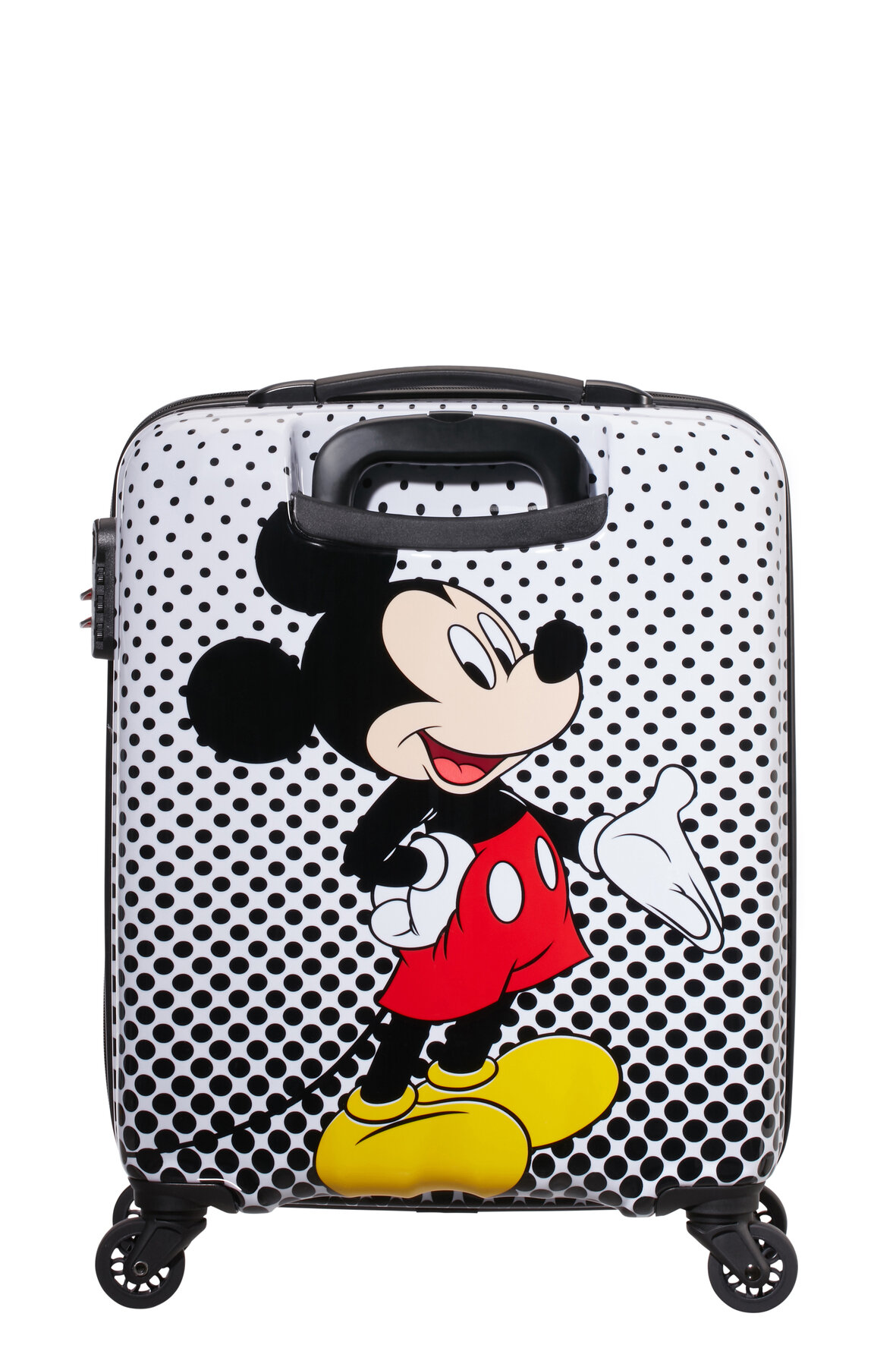 Walizka American Tourister Mickey Mouse Disney Legends spin.55/20 36L widok na walizkę od tyłu