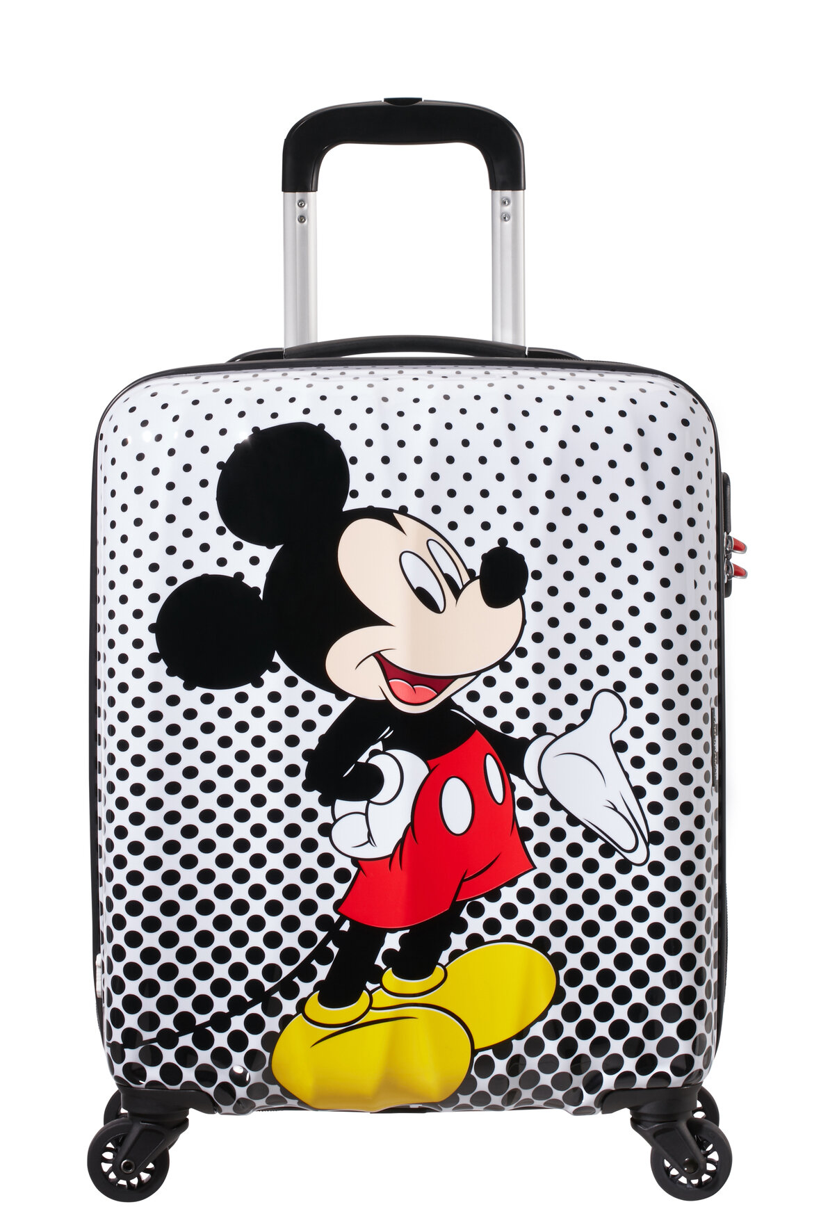 Walizka American Tourister Mickey Mouse Disney Legends spin.55/20 36L widok od frontu na walizkę