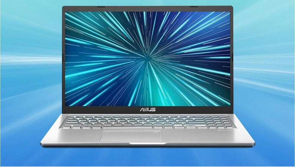 Laptop Asus M515UA-BQ560W 8/512GB grafika przedstawia laptop od frontu